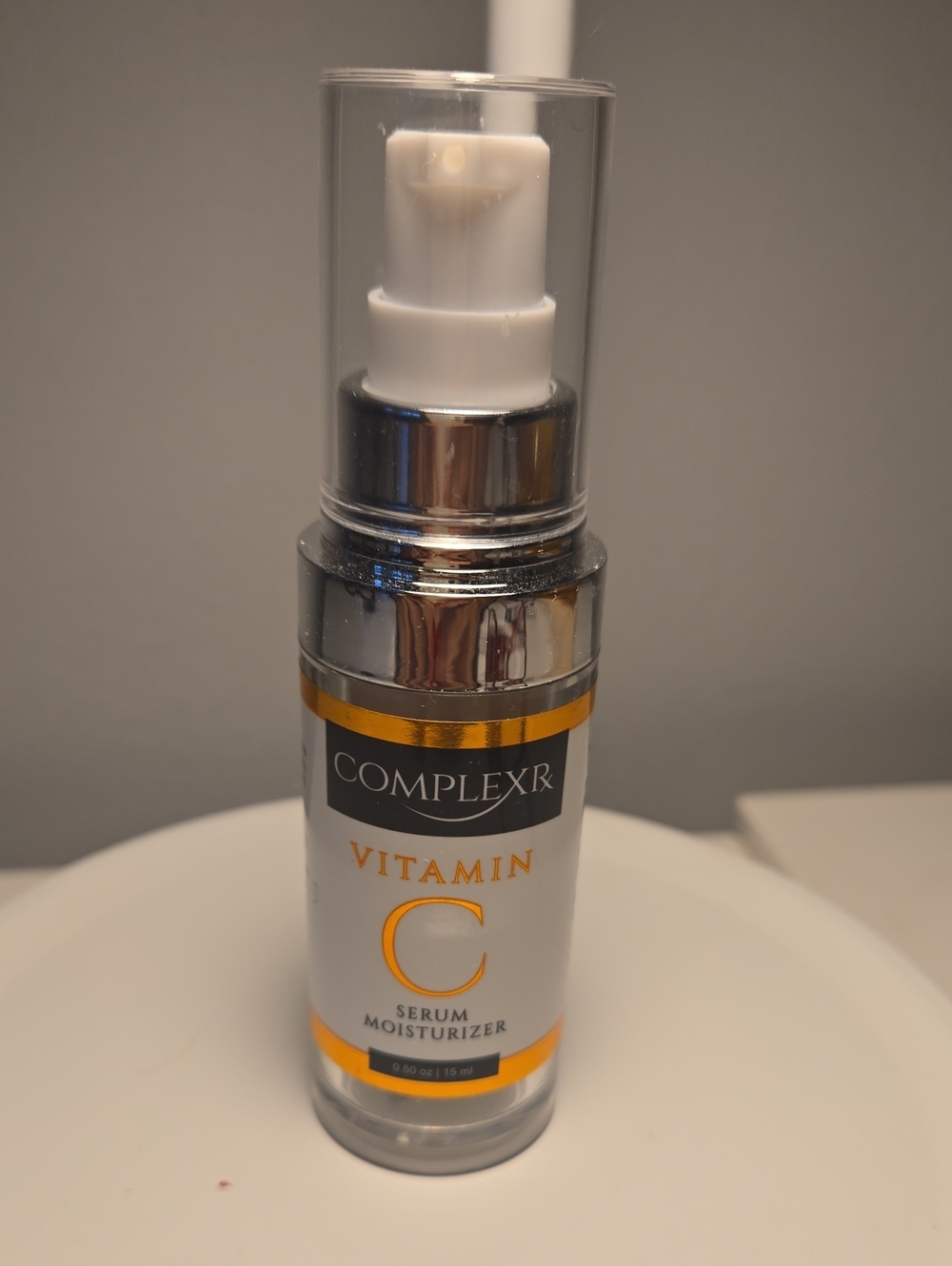 NEW COMPLEX RX Vitamin C Serum Moisturizer — White & Gold